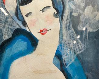 ATTR Kadar Bela Sgd Watercolor & Gouache Woman
