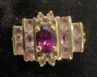 THL 14K Gold Pink Tourmaline Ring, Jewelry,
