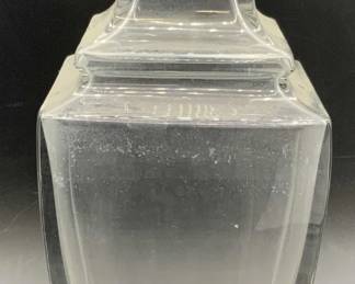 BACCARAT FRANCE Signed Vintage Crystal Vase
