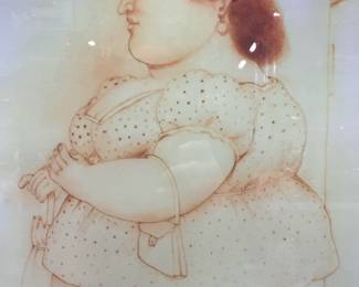 ATTR Botero Sgd & Numbered Lithograph
