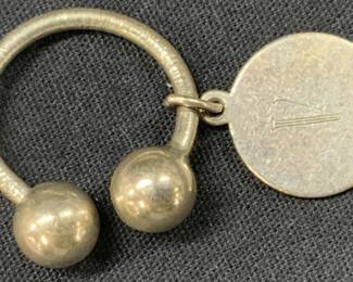 Tiffany & Co Makers Sterling Key Ring
