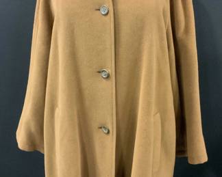 Jil Sander Brown Wool & Angora Blend Coat, Italy
