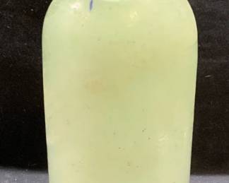 Vintage MURANO Green Art Glass Vase, Italy
