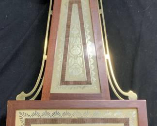 SETH THOMAS Vntg Banjo Wooden Wall Clock 29.5in
