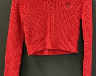 PRADA MILANO HEAVY COTTON KNIT SWEATER
