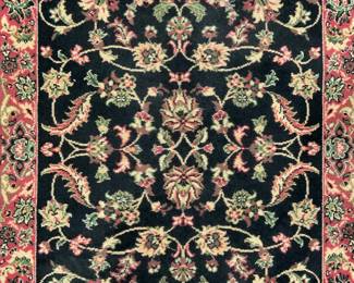 KARA SHAH Vintage Oriental Wool Runner W Fringes
