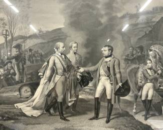 Vallot Interview With Napoleon Engraving
