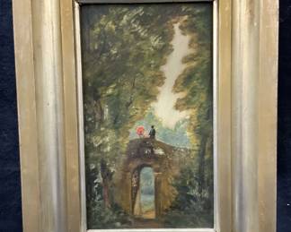 ARNO NAUMANN Sgd Antique Oil Painting
