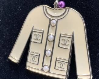 Chanel CC Jacket VIP Gift Enamel Bag Charm
