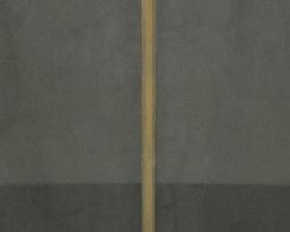 Vntg Brass Torchiere Floor Lamp W Onyx Base 68in
