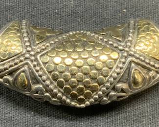 John Hardy Sterling Silver & 18K Gold Pendant
