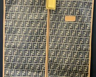 FENDI Logo Canvas and Leather Garment Bag, Italy
