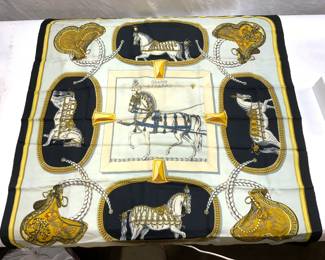 HERMES PARIS/Jacques Eudel Grand Apparat Scarf
