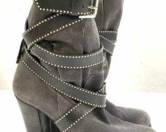 Barbara Bui 4 in. High Heel Suede Ankle Boots
