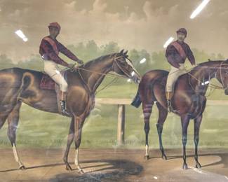 1851 Potomac Hamilton Up Equestrian Lithograph
