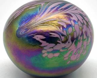 1990 Nuance New Orleans Hand Blown Paperweight

