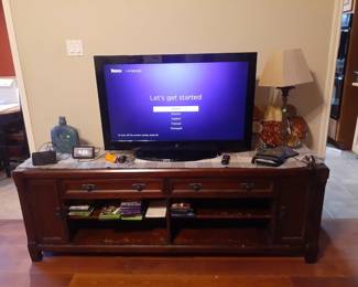 Westinghouse Flatscreen TV and Cabinet