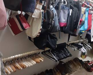 Ladies Purses, Men's size 13 Shoes