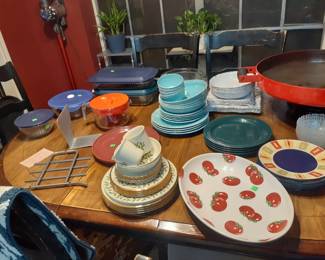 Dishes and Pyrex Bowls