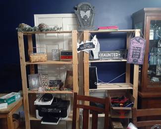 Miscellaneous Items, Wood Shelving