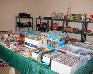 DVDs, CDs, VCR Tapes, Cassettes LPs