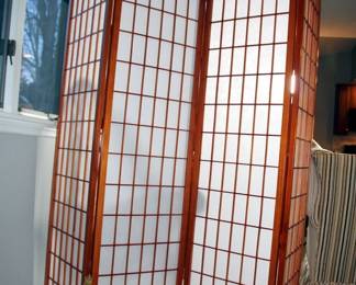 Japanese Style Rice Paper Room Divider
