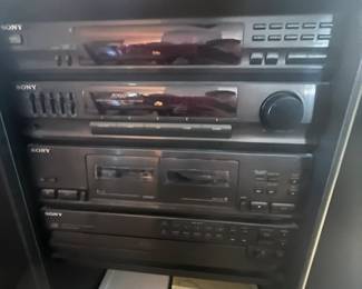 sony stereo and speakers