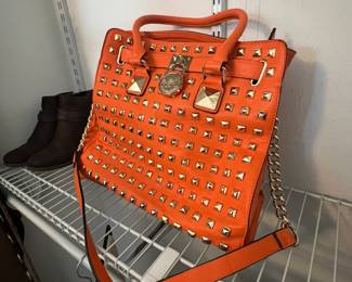 michael kors gold orange