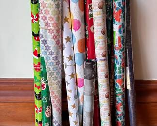 10 Rolls Of Wrapping Paper, Some Unused, Gift Boxes & Tape
Lot #: 218