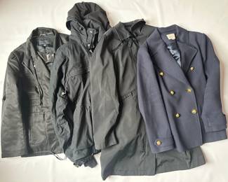 4 Jackets: Fire & Ice, Banana Republic, H&M & Loft, Size Large
Lot #: 190