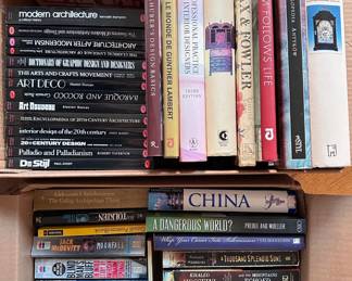 Over 40 Books: Architecture, Art, Interior Design & Popular Novels
Lot #: 124