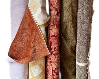 5 Large Rolls Of Upholstery Fabric
Lot #: 63
