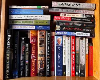 Over 25 Books, Mostly Politics & Popular Novels
Lot #: 121