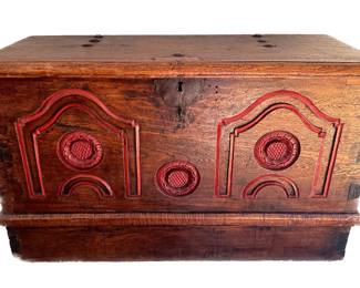 Antique Indonesian Carved Wood Blanket Chest
Lot #: 4