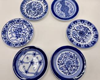 Set 12 Centrum Hand Painted 7 Inch Dessert Plates, 6 Patterns, Unused
Lot #: 27