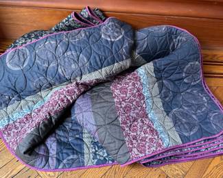 New Kenzo French Queen Quilted Bed Spread From Yves DeLorme
Lot #: 57