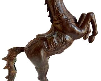 Bronze Horse Sculpture, Hollow, 2 Feet Tall
Lot #: 10
