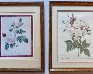 2 Antique Botanical Prints, One French, In Gilded Frames
Lot #: 67