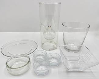Wolfhard Classic Oil Lamp & Other Small Glass Bowls & Plate
Lot #: 172