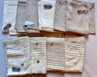 10 New With Tags Soft Washed Linen Pillowcases: Euro Shams, Kings & Standard From Pas-Par-Tou
Lot #: 115