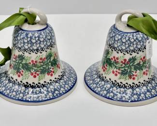 Set Hand Made Polish Decorative Bells, New With Tags
Lot #: 28