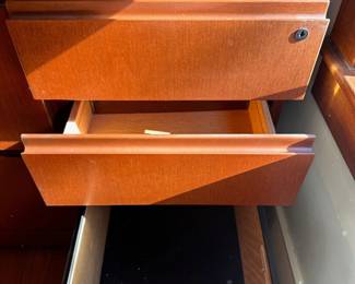 Knoll Reff Small Filing Cabinet In Cherry With Key & Original Receipt
Lot #: 70