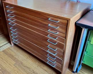 Solid Wood Flat File For Large Drawings
Lot #: 74