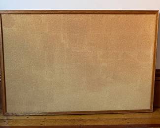 Large Cork Bulletin Board In Wood Frame
Lot #: 21