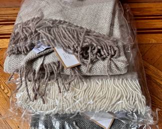 3 New With Tags Wool & Alpaca Blankets, Retailed For $225, Imported From EU
Lot #: 58