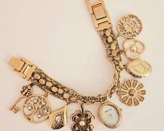 Vintage Anne Klein charm bracelet