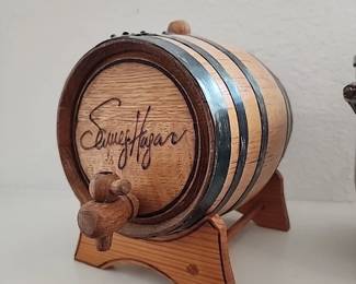 Wooden Barrel decanter