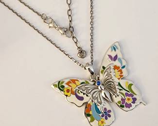 Brighton butterfly pendant necklace