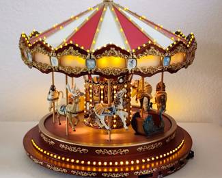Large Mr. Christmas musical carousel