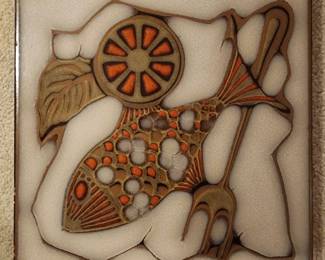 Vintage "Red Snapper" trivet.